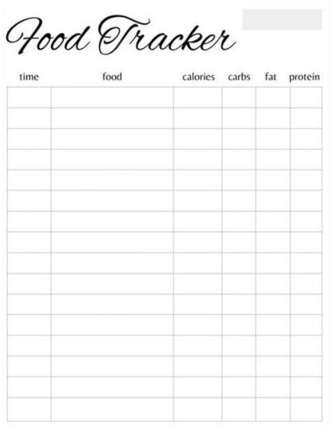 Calories Aesthetic, Food Tracker Printable, Nutrition Tracker, Food Tracker, Food Log, Bariatric Recipes, Tracker Printable, Journaling Ideas, Calorie Counting