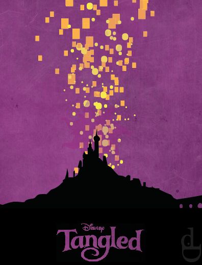 Tangled Poster Vintage, Tangled Poster Aesthetic, Tangled Minimalist Poster, Movie Poster Prints Aesthetic, Rapunzel Movie Poster, Disney Posters Aesthetic, Tangled Parking Spot, Tangled Movie Poster, Rapunzel Poster