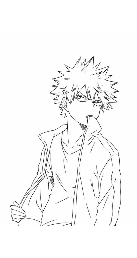 Draw Bakugou, Bakugou Drawing, Mini Drawings, Reference Poses, Drawing Base, Drawing Reference Poses, My Hero, Drawing Reference, Hero Academia