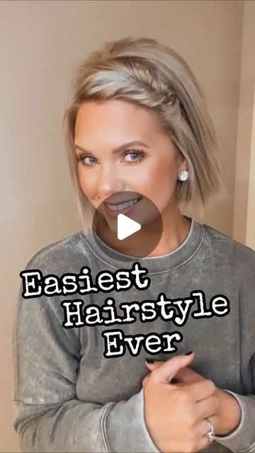 Check more at https://howcandothis.com/hairstyleideas/21020/ Fall Hair Cuts, Wacky Hair Days, Bangs Curly, Fall Hair Trends, Wacky Hair, Hairdos For Short Hair, Hair Pulling, Peinados Fáciles Para Cabello Corto, Crazy Hair Days