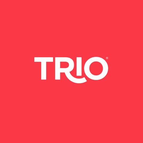 Trio is a beautiful logo, using all caps letters and a well made R leg that looks like a smile, and the logo look like a smiling face. a nice red color in the background add vibrancy and fun. #logodesign #minimalisticlogo #typographylogodesign #brandlogodesign #logosdesigninspiration #logobrand #brandidentitylogo #logodesignbrandinspiration Epic Logo, Smile Logo, Web Ideas, Inspiration Logo Design, Yellow Door, Word Mark Logo, Typographic Logo, Logo Design Typography, Logo Project