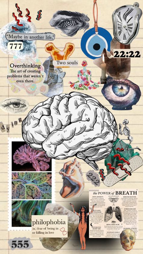 #collage #moodboard #brain #mind #spiritual #universe Brain Collage, Psychology Collage, Brain Project, Brain Graphic Design, Brain Graphic, Blind Faith, Spiritual Psychology, Maybe In Another Life, In Another Life