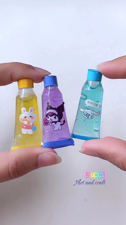 Paper And Tape Crafts, Cute Mini Crafts Diy, Ideas For Crafts, Mini Toys Diy, Crafts For Friends Diy, Tonni Art And Craft, Kids Crafts Videos, Kids Craft Ideas Easy, Kawaii Diy Crafts Easy