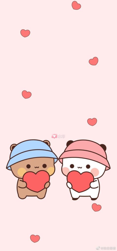 Cute Wallpapers Dudu Bubu, Bubu Dudu Couple Matching Dp, Dudububu Wallpaper, Cute Love Cartoons Drawings, Bubu And Dudu Tattoo, Bubu And Dudu Wallpaper, Dudu Bubu Drawing, Cute Bear Couple Wallpaper, Bubududu Wallpaper