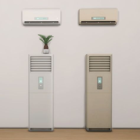 Sims 4 Functional Air Conditioner, Sims 4 Radiator, Sims 4 Cc Ac Unit, Sims 4 Air Conditioner Cc, Sims 4 Air Conditioner, Ts4 Build Cc, Split Type Aircon, The Sims 4 Cc Patreon, Cc Eyes