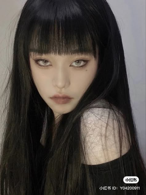 Makeup For Round Eyes, Big Eyes Makeup, ماثيو ماكونهي, Dark Makeup Looks, Asian Makeup Looks, Cute Eye Makeup, Ulzzang Makeup, Ethereal Makeup, Edgy Makeup