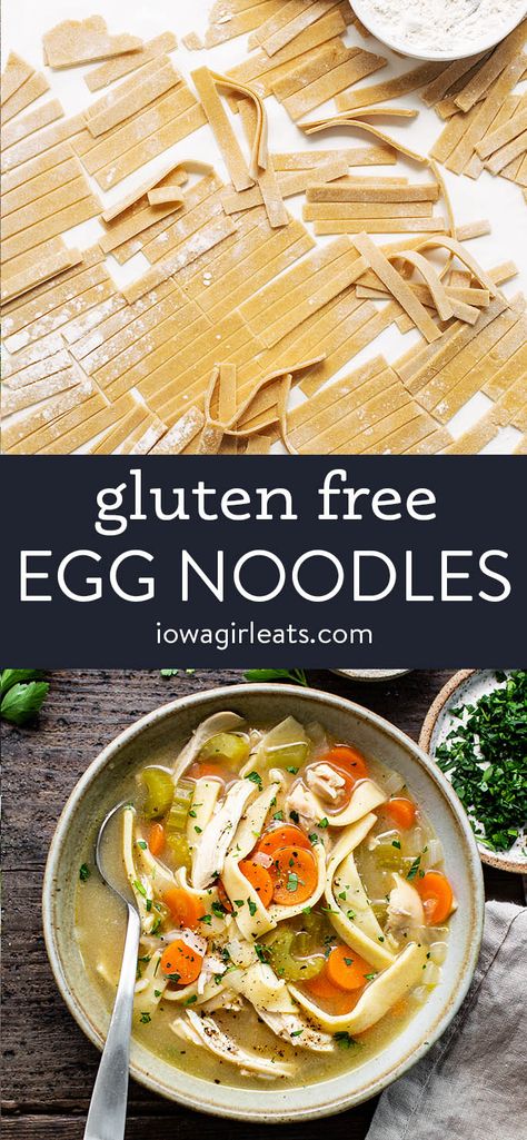 Homemade Gluten Free Egg Noodles, Gluten Free Chicken And Noodles, Egg Noodles Gluten Free, Gluten Free Spaetzle Recipe, Gluten Free Noodles Homemade, Quick Gluten Free Dinner, Gluten Free Noodles Recipe, Gluten Free Pasta Dough, Gf Noodles