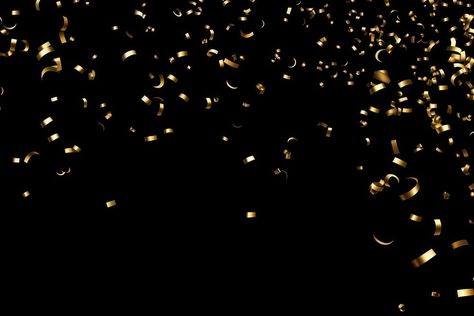 Gold confetti effect background | free image by rawpixel.com / north Gold Confetti Background, Golden Particles, Confetti Transparent Background, Golden Background Gold Glitter, Yellow Confetti, Gold Glitter Confetti, Frame Background, Party Background, Gold Confetti