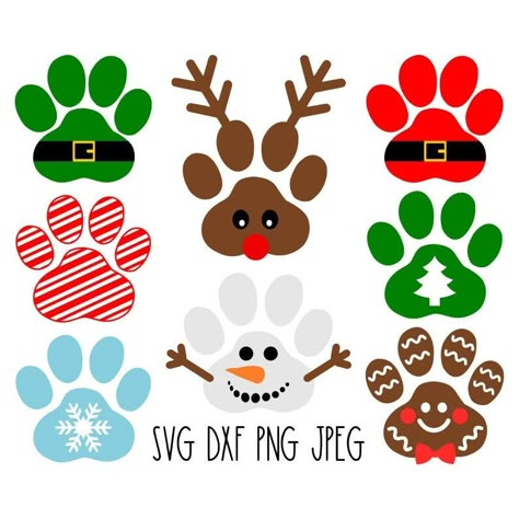 Christmas Dog Paw Print, Salt Dough Ornaments Dog Paw, Dog Christmas Paw Art, Christmas Gifts For Dogs Ideas, Dog Art Diy Craft Ideas, Dog Paw Print Valentine Craft, Dog Fall Crafts, Dog Christmas Decor, Pet Paw Print Art