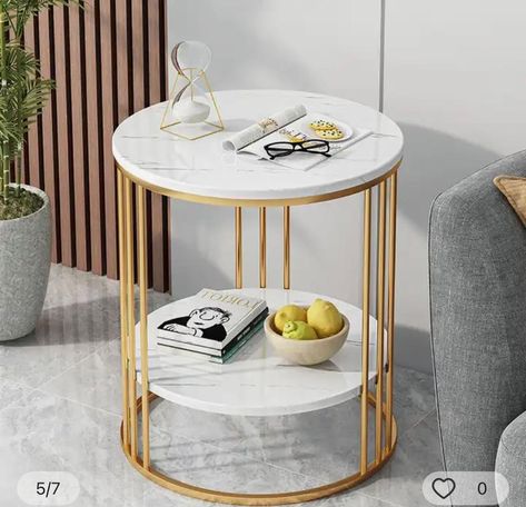 White Marble Side Table, Simple Bedside Tables, Mini Sofa, Small End Tables, Table Bedside, Marble Side Tables, Side Table With Storage, Small Coffee Table, Table Modern