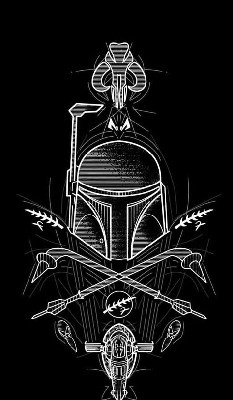 Mythosaur Tattoo Mandalorian, Boba Fett Tattoo Ideas, The Mandalorian Tattoo Ideas, Mandalorian Tattoo Design, Mandolorians Tattoo, Mandolorians Wallpaper, Star Wars Atat, Mandalorian Creed, Mandalorian Wallpaper