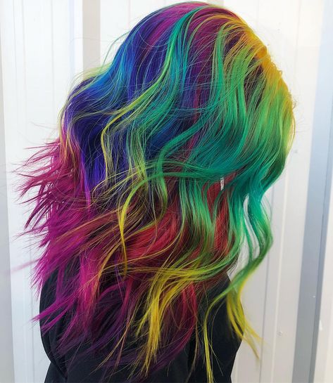 Sami Schneider on Instagram: “Lisa Frank Vibes 🌈 Used @aloxxihair to color & @brazilianbondbuilder to protect 🤟🏼” Lisa Frank, Colorado Springs, To Color, Hair Tutorial, Her Hair, Favorite Color, Hair Stylist, Hair Makeup, Dreadlocks