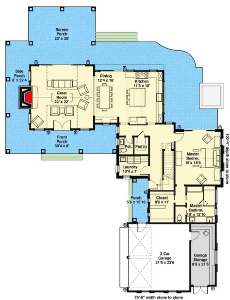 L Shaped House Plans, Shaped House, L Shaped House, Contemporary Cottage, Perfect House, Modern Farmhouse Plans, Planning Printables, Good House, Best House Plans