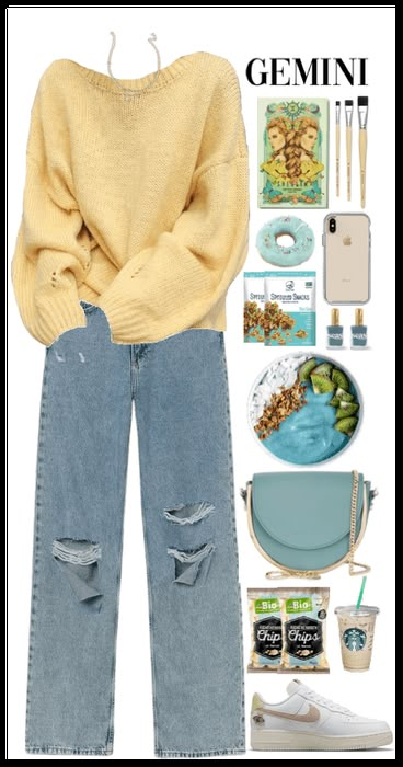 Gemini In Autumn Outfit, Gemini Clothing Aesthetic, Gemini Clothes Aesthetic, Gemini Style Fashion, Gemini Style Aesthetic, Gemini Clothes Style, Gemini Outfit Ideas, Gemini Inspired Outfits, Venus In Gemini Style Outfits