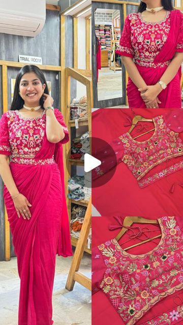 Priyanka Naidu on Instagram: "*One More Super Hit Faux Georgette Ready To Wear Saree With Full-Stitched Blouse Design Launch*

@nicikatrendz_online_store 

Price-1300₹ freeship…..⭐️⭐️⭐️

 *Ready To Wear Party Wear Saree With Full-Stitched Blouse With Embroidery Work*
11213049

*Saree Faux Georgette With Ready To Wear Saree*

 Size Free Size Up to XXL 

*EMBROIDERY BELT*

*Full-Stitched*

*Blouse Banglory Silk With Multi Thread Embroidery Sequence Work* ( Full-Stitched ) 

*Size 42 XL Stitched* ( Free Size Upto XL )" Embroidery Belt, Party Wear Saree, Ready To Wear Saree, Sequence Work, Wear Saree, Thread Embroidery, Party Wear Sarees, Embroidery Work, Work Blouse