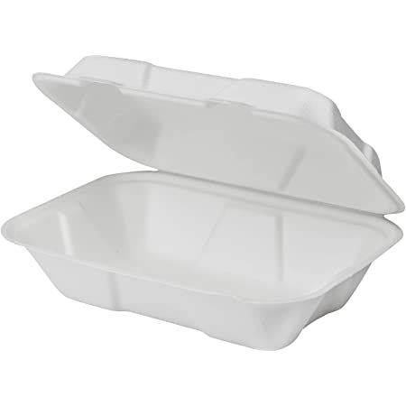 Amazon.com: YANGRUI Clamshell Food Containers, Shrink Wrap 50 Pack 9 x 6 Inch 28 OZ Plastic Hinged To Go Containers Microwave Freezer Safe BPA Free Biodegradable Take Out Container: Industrial & Scientific Disposable Food Containers, Take Out Containers, Cold Food, Paper Bowls, Plant Fibres, Sugar Cane, Restaurant Supplies, Disposable Tableware, Cold Meals