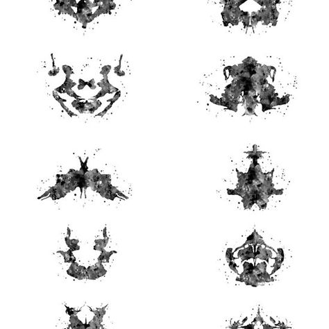 Collection of Rorschach inkblot tests, Rorschach inkblot test Rorschach Aesthetic, Rorschach Art, Rorschach Inkblot Test, Inkblot Test, Rorschach Inkblot, Rorschach Test, Ink Blot, Back Tattoo, Diy Art