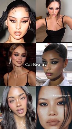 Nose Types Shape Women, Mouse Beauty Face Type, Cat Type Makeup, Dog Beauty Face Type, Types Of Beauty Women, Makeup For Cat Face Type, Cat Face Type Korean, Makeup For Sharp Features, Dog Face Type Makeup