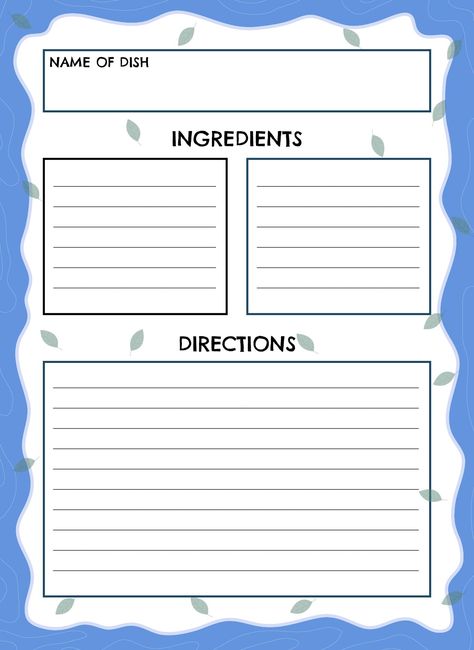 Recipe Book Templates Printables, Free Recipe Card Templates Editable, Free Editable Recipe Cards Template, Recipes Cards Printable Free, Printable Recipe Pages Templates Free, Recipe Format Template, Free Recipe Card Template, Diy Recipe Book Printables, Recipe Sheets Printable Free