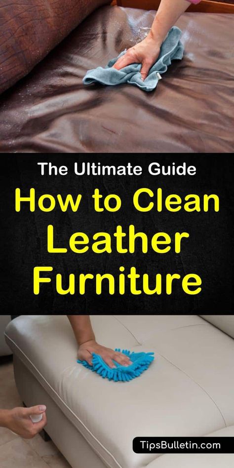 Find out how to clean leather furniture with these great home remedies. When your leather couch and chairs need to be cleaned you can use products like white vinegar to remove stains. Learn quick DIY cleaning techniques to get all your leather furniture clean. #leather #cleanleather Clean Baking Pans, Cleaning Painted Walls, Glass Cooktop, Cleaning Techniques, Deep Cleaning Tips, Remove Stains, Quick Diy, Leather Couch, Clean Dishwasher