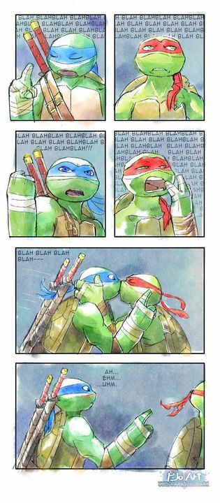 My collection yaoi ( TMNT, Ninjago and others) - Leonael - Wattpad Tmnt Human, Raphael Tmnt, Tmnt Leo, Tmnt Characters, Leonardo Tmnt, Tmnt Comics, Teenage Mutant Ninja Turtles Art, Tmnt Artwork, Teenage Ninja