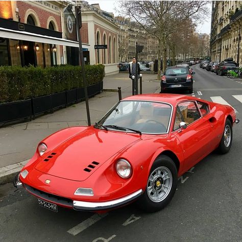 Ferrari Dino 246 GT B Ferrari 246 Dino, Dino Ferrari, Vintage Monaco, Ferrari Dino 246 Gt, Dino 246 Gt, Ferrari Dino, Ferrari F40, Classic Sports Cars, Ferrari Car