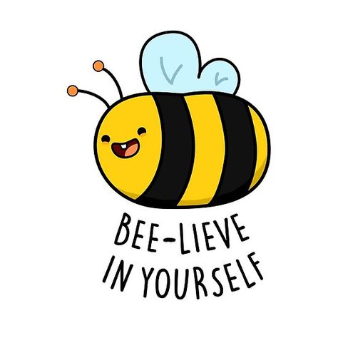 Funny Cute Stickers, Bee Puns, Bee Quotes, Bee Yourself, Punny Puns, Punny Cards, Funny Food Puns, Animal Puns, Cute Puns