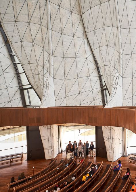 “In the fractured 21st century, we can respond to a human yearning to come together”: Baha’i Temple of South America by Hariri Pontarini Architects wins 2019 RAIC International Prize | News | Archinect Bahai Temple, Battambang Cambodia, Local House, Lotus Temple, Parametric Architecture, Religious Architecture, Temple Art, Architecture Awards, Places Of Worship