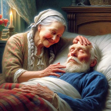 Old Couple Art, Wedding Couple Cartoon, Ilya Repin, Funny Old People, Old Couple, Dancers Art, Elderly Couples, Blue Wallpaper Iphone, Old Couples