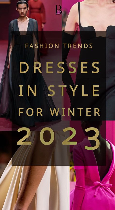 Go to Brunette from Wall Street to find out what dresses are in style for winter 2023 and discover the latest dress trends 2023. Latest Dress Trends, Style For Winter, 2023 Dress, Fall Winter Fashion Trends, 2023 Fashion Trends, Fashion Trend Forecast, Color Trends Fashion, Fashion Forecasting, Spring Fashion Casual