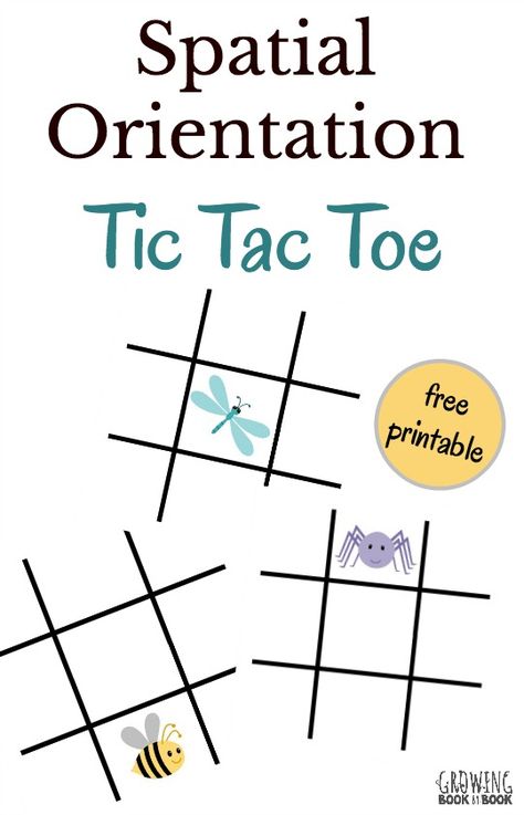 Play tic tac toe with a twist to develop spatial orientation and you will help kids develop cognitive structures needed for learning including reading and writing. Relationship Activities, Educational Activities For Preschoolers, Cognitive Activities, Vision Therapy, Math Activities For Kids, Spatial Relationships, Speech Path, English Worksheets For Kids, Alphabet Activities Preschool