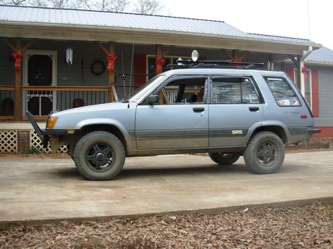 Lifted Tercel 4WD Wagon 75 Series Landcruiser Ute, Toyota Tercel 4wd, Offroad Bumper, Toyota Century Suv, 1987 Jeep Grand Wagoneer, Kei Car, Winch Bumpers, Toyota Tercel, Lexus Cars