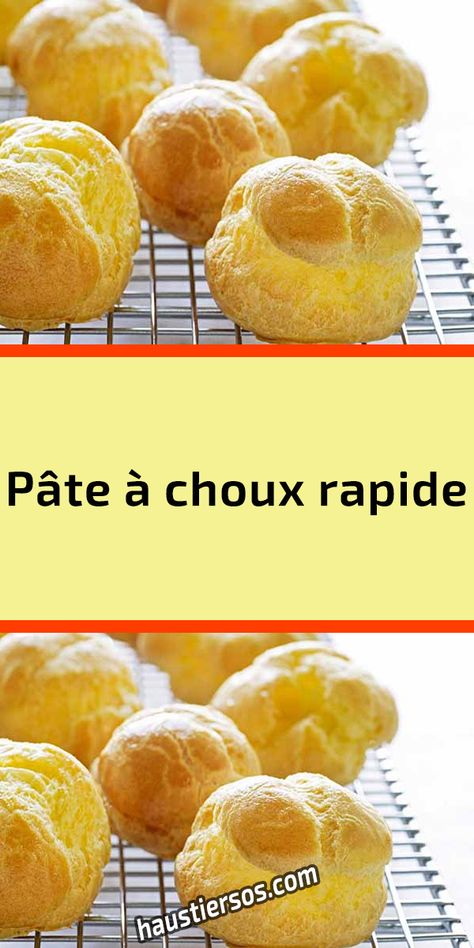 Pâte à choux rapide Pate Pizza, Pizza Buns, Choux Buns, Croque Madame, Bun Recipe, Beignets, Hamburger Bun, Buns, Biscuits