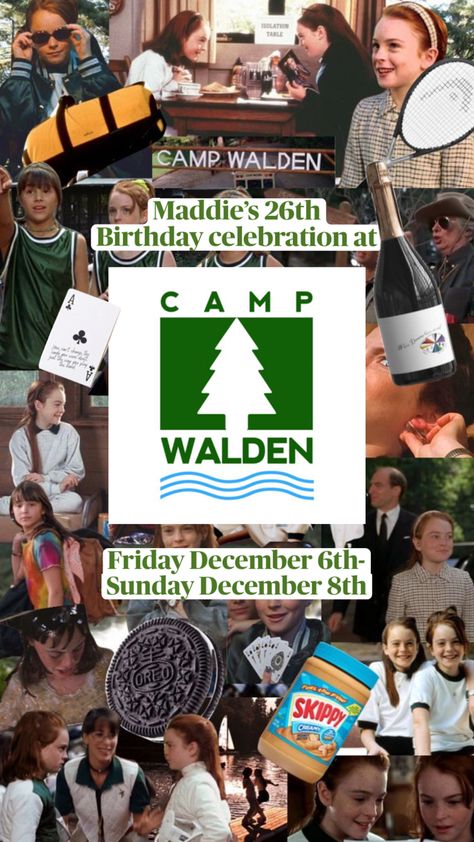 Camp Walden, Parent Trap, 26th Birthday, 30th Birthday, Birthday Celebration, Parenting, Camping, Celebrities, Birthday