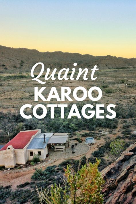 This region has always had a special place in our hearts and now more than ever we cannot wait to follow Route 62 to the Karoo when we are permitted to travel again. That is why TravelGround has rounded up some cosy Karoo cottages for you to visit after lockdown. Karoo Cottage, Karoo Architecture, Comfort Cottage, Bnb Ideas, Sunsets And Sunrises, Africa Painting, Lekker Slaap, Wide Open Spaces, Splash Pool