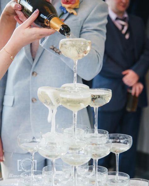 #tiptuesday A champagne tower is a fun way to serve up fizz to your guests! Pour slowly to allow the bubbles to subside and remember to place a tray underneath to catch the spills 🍾 #champagne #fizz #cheers #champagnetower #weddingreception #welcomedrinks #toast #exeter #devon #devonwedding #devonbride #devonweddingvenues #torbaywedding #exeterwedding #plymouthwedding #devonphotographer #weddingphotographer #weddinginspo #weddingideas #weddingphoto #weddingplanning #gettingmarried #engaged #... Champagne Pour Wedding, Champagne Tower Photography, Wedding Photos Champagne Pop, Pouring Champagne Photography, Wedding Couple Popping Champagne, Champagne Tower, Wedding Inspo, Getting Married, Champagne