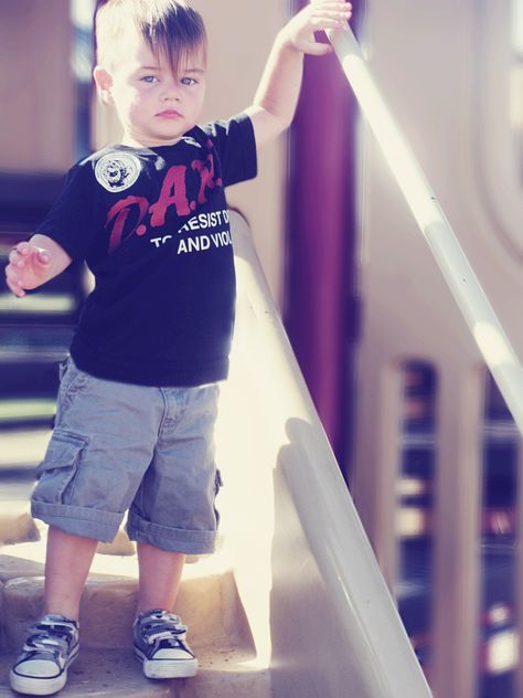 diy D.A.R.E. tee + a wide fuax hawk= my favorite toddler Diy D, A Haircut, Kids Style, A Boy, Hair Ideas, A R, Gentleman, So Cute, Kids Fashion