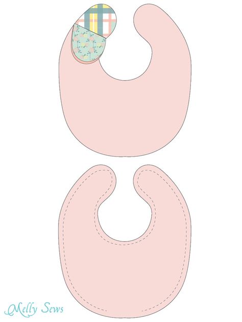 Sew a Drool Bib - FREE Baby Bib pattern - Melly Sews Drool Bibs Pattern, Crochet Bibs, Baby Bib Pattern, Melly Sews, Crochet Bib, Stella Rose, Baby Bibs Patterns, Bib Pattern, Spring Craft