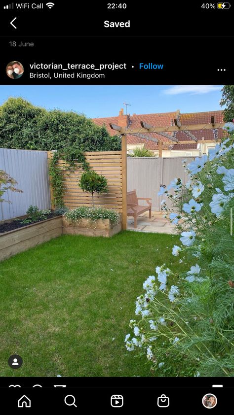 Hide Shed In Garden, Garden Sectioning Ideas, Shed In Garden, Garden Shed Exterior, Garden Shed Exterior Ideas, Shed Exterior Ideas, Shed Exterior, Patio Garden Design, Victorian Terrace