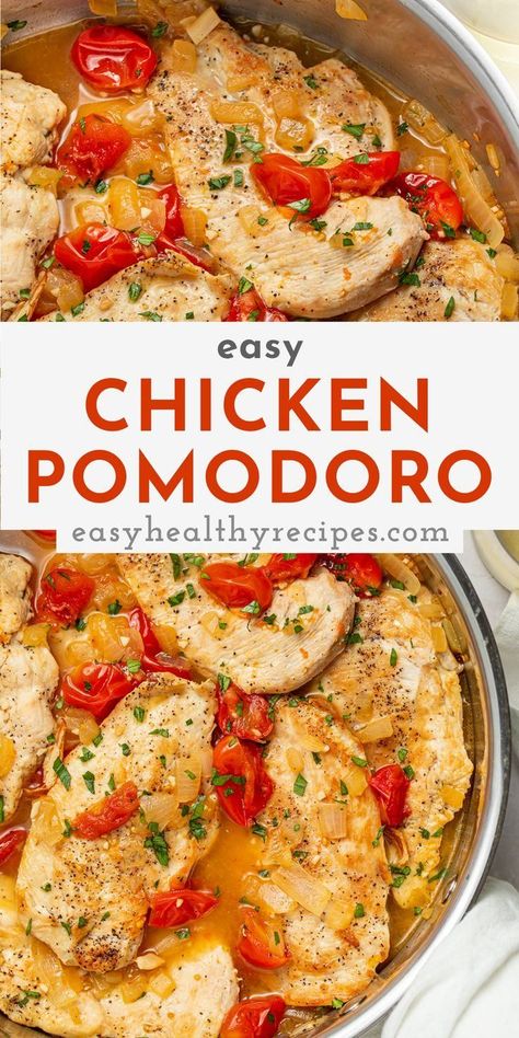 Chicken Only Diet, One Pot Chicken Recipes Easy, One Pot Chicken Recipes Healthy, Easy Weeknight Dinners Healthy Chicken, Healthy Chicken Recipes For Two, Heathly Chicken Dinner Ideas, Italian Main Dishes Chicken, Healthy Chicken Italian Recipes, Fast Healthy Chicken Dinner