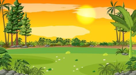 Free vector blank landscape scene of nat... | Free Vector #Freepik #freevector #cartoon-scene #nature-cartoon #cartoon-scenery #cartoon-landscape Village Background Indian, Cartoon Park, Jungle Cartoon, Free Cartoon Characters, Nature Cartoon, Forest Cartoon, Cartoon Garden, 30 Day Drawing Challenge, Kids Cartoon Characters