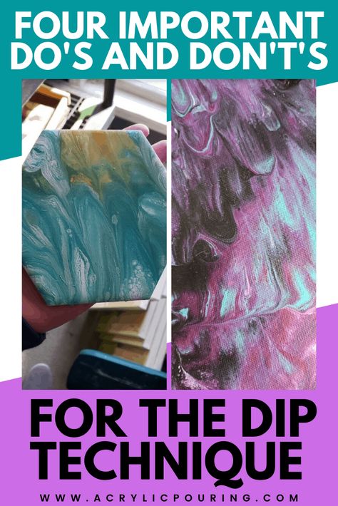 Acrylic Dip Painting, Mixing Acrylic Paint For Pouring, Dutch Pour Acrylic Painting Recipe, Dip Technique With Acrylic Pour, Dutch Acrylic Pouring Videos, Floetrol Vs. Zinsser For Acrylic Pour, Paint Dipping, Pour Paintings, Hydro Dipping