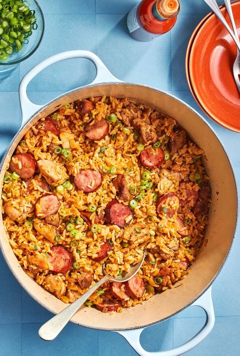 Cajun Gumbo Recipe, Cajun Gumbo, Cajun Jambalaya, Sausage Jambalaya, Jambalaya Recipe, Gumbo Recipe, Andouille Sausage, Andouille, Jambalaya