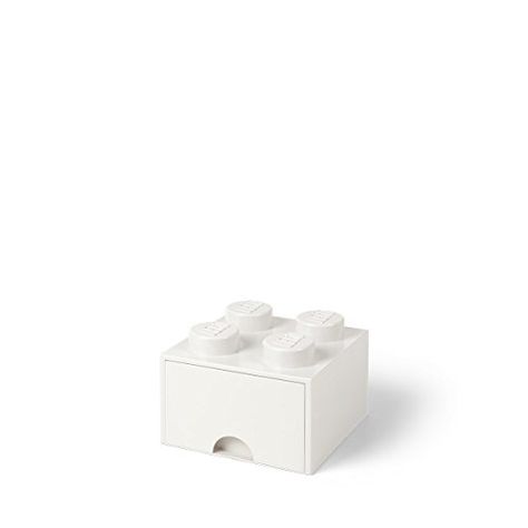 Room Copenhagen LEGO Brick 4 Knobs, 1 Drawer, Stackable Storage Box, 4.7 l, White, 25 x 25 x 18 cm: Amazon.co.uk: Kitchen & Home Kids Lego Storage, Lego Storage Brick, Toy Storage Chest, Toy Storage Bench, Lego 4, Stackable Storage Boxes, Lego Storage, Lego Bricks, Kid Toy Storage