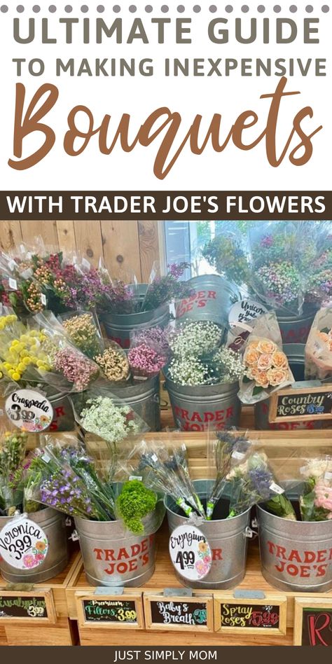 How To Make Your Own Flower Arrangement, Diy Flower Bouquet For Table, How To Create Flower Arrangements, Affordable Flower Centerpieces, Fresh Flower Decorations For Party, Banquet Flower Arrangements, How To Do Wedding Flowers Cheap, Flowers From Trader Joes, Trader Joe’s Centerpieces