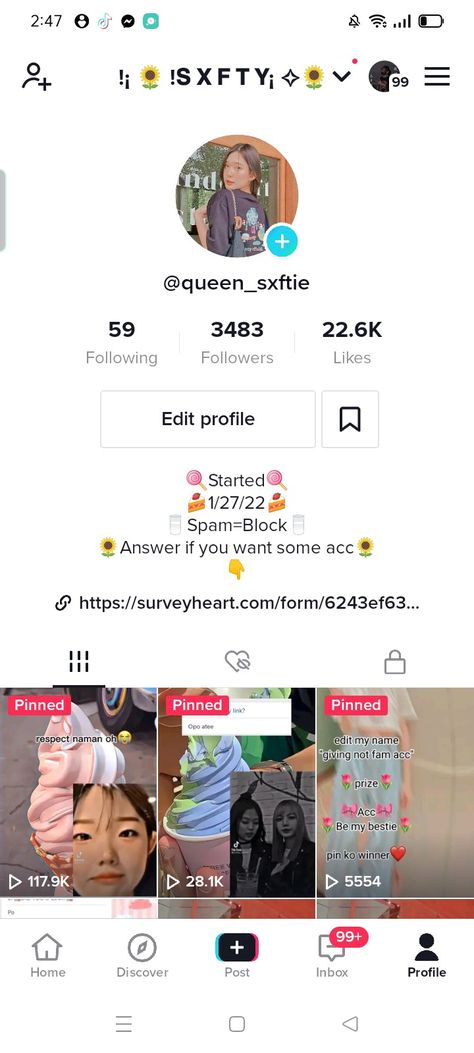 Hi,can you follow my acc on tiktok?nf.💗🦋 Famous Account On Tiktok, Tiktok Acc, Fake Acc, Stuff To Do, Anime, Quick Saves