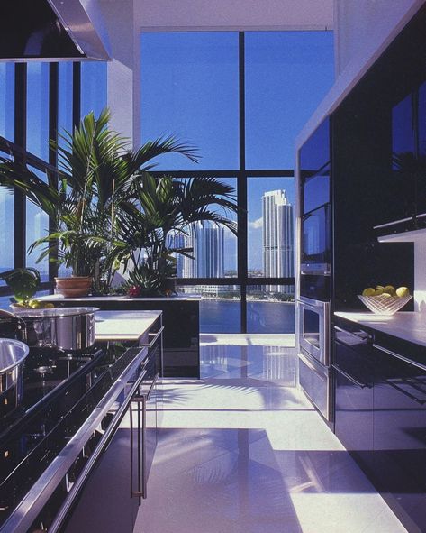 1980s Miami skyline views 🌴 [AI] Get your wall posters on liminaldestinations.com and AI prompts on Ko-fi (links in bio!) • • • • #80sinterior #1980sinterior #80saesthetic #1980s #80svibes #80snostalgia #80sdecor #80s #80spenthouse #80smansion #vintage #interiordesign #homedecor #luxuryhomes #midcentury #midcenturymodern #postmodern #luxury #liminal #vaporwave #retrowave #miami #penthouse #miamivice #vicecity 80s Aesthetic Interior Design, 1980s Miami Aesthetic, 1980 Miami, Miami Vaporwave, Vaporwave House, Liminal Vaporwave, Penthouse Miami, 80s Miami Aesthetic, 80s Penthouse