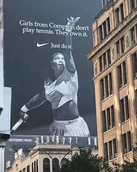 Empowering Nike ad with Serena Williams Tennis Wallpaper, Serena Williams Tennis, How To Play Tennis, Tennis Camp, Nike Ad, Tennis Aesthetic, Pro Tennis, Tennis Life, Book Aesthetics