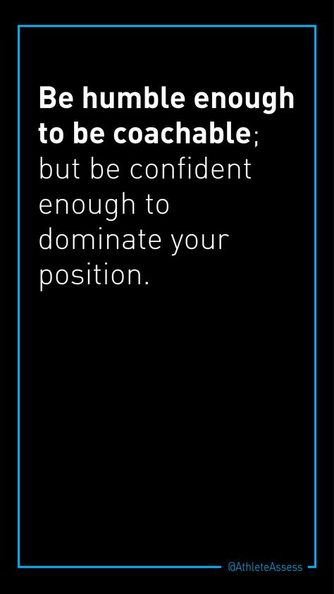 Even if being coachable makes you feel vulnerable, it is the secret to achieving your goals 💯 #BeHumble #BeCoachable #BeConfident Humble Athlete Quotes, Being Coachable Quotes, Ball Is In Your Court Quote, Field Hockey Quotes Motivational, Coachable Quotes, Hockey Inspirational Quotes, Being Coachable, Softball Sayings, Courting Quotes