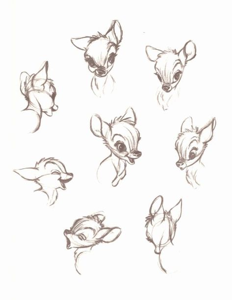 Bambi Tattoo, Bambi Disney, Tumblr Art, Film Disney, Disney Artwork, Disney Sketches, Disney Concept Art, Chip And Dale, Art Corner